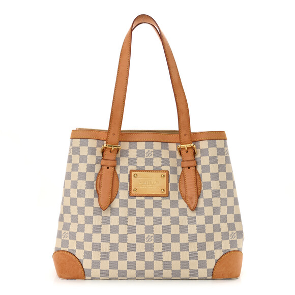 Louis Vuitton Damier Azur Hampstead Mm #181076L89B - Picture 1 of 15